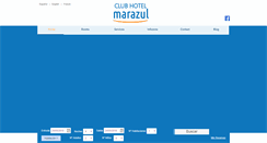 Desktop Screenshot of clubhotelmarazul.com